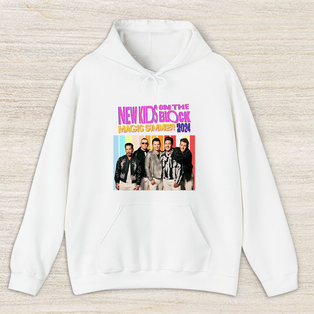 Vintage New Kids Fan Hoodie, New Kids On The Block Magic Summer 2024 Tour Unisex Hoodie