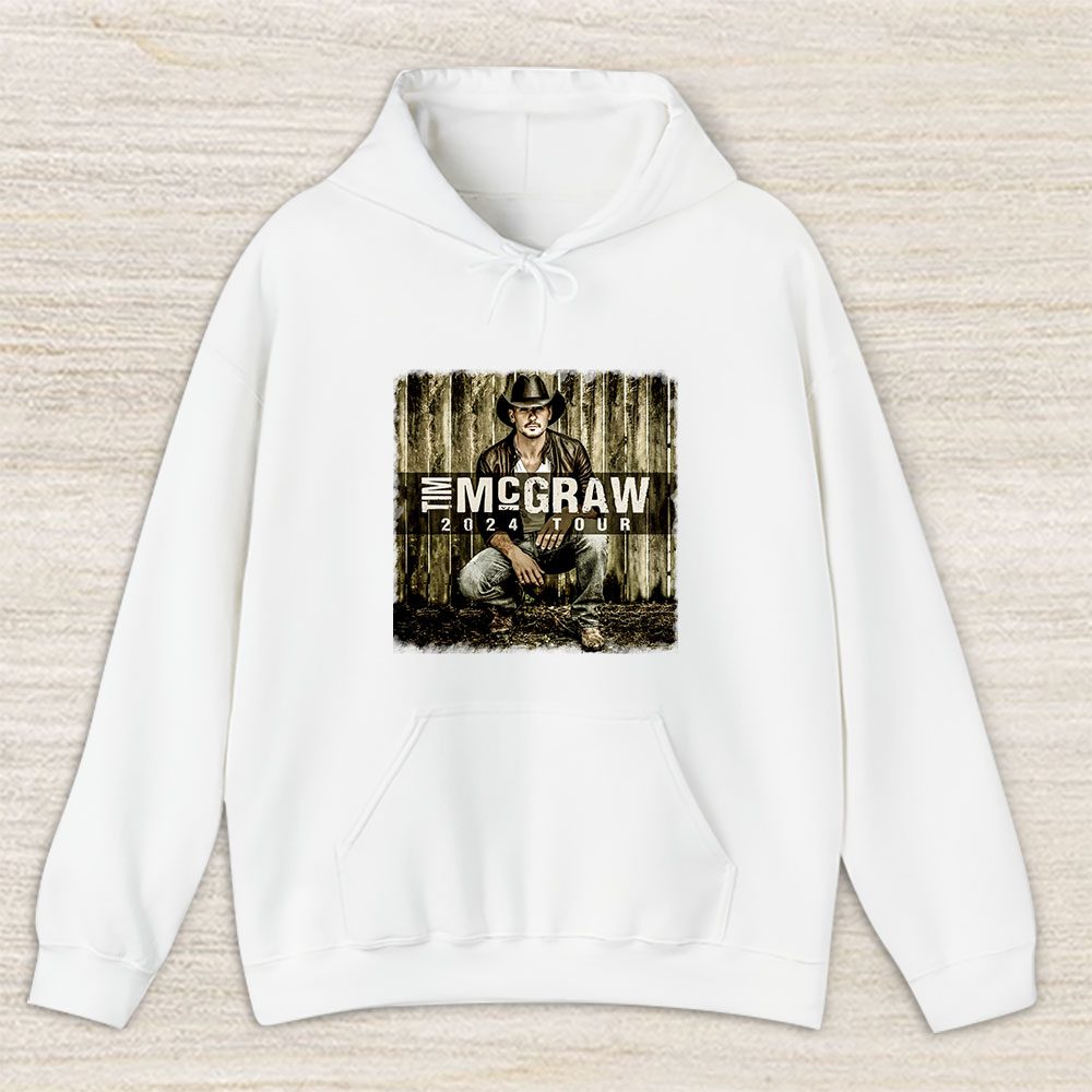Vintage Tim Mcgraw Fan Hoodie, Tim Mcgraw Standing Room Only Tour 2024 Unisex Hoodie
