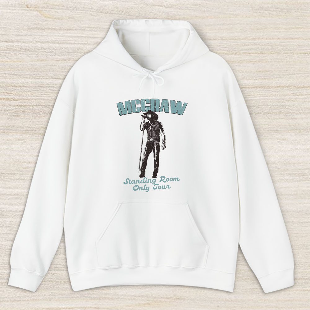 Vintage Tim Mcgraw Fan Hoodie, Tim Mcgraw Standing Room Only Tour 2024 Unisex Hoodie