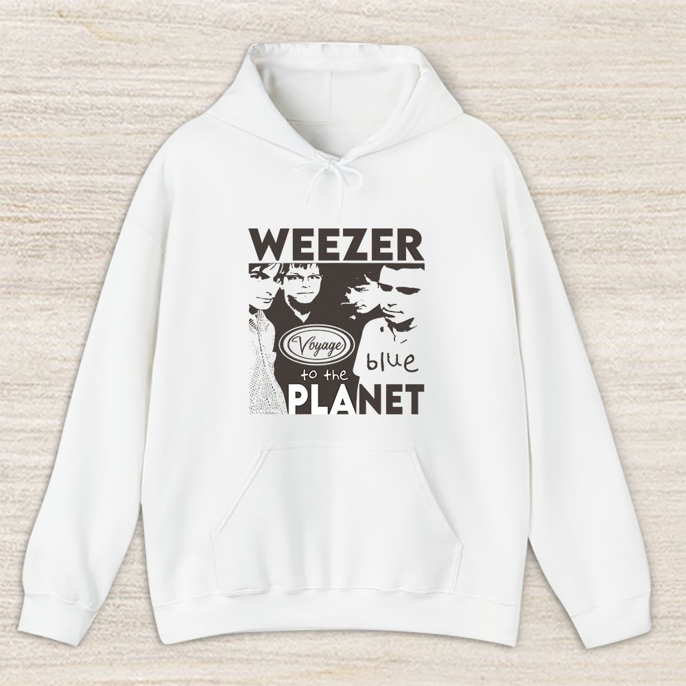 Vintage Weezer Voyage Fan Hoodie, Weezer Voyage To The Blue Planet 2024 Tour Unisex Hoodie