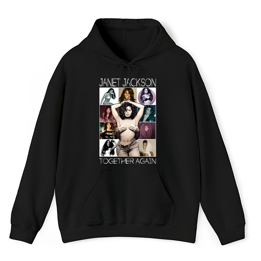 Vintage Janet Jackson Fan Hoodie, Janet Jackson Together Again Summer Tour 2024 Unisex Hoodie