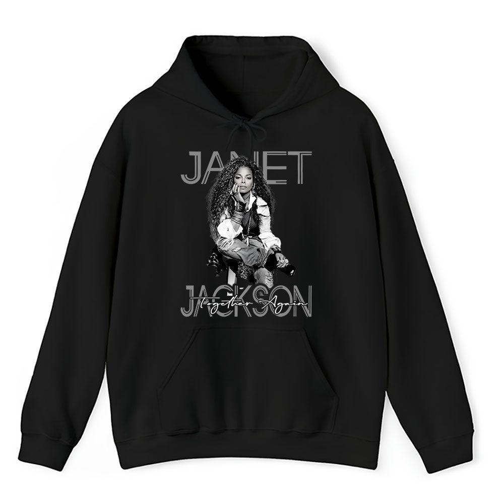 Vintage Janet Jackson Fan Hoodie, Janet Jackson Together Again Summer Tour 2024 Unisex Hoodie
