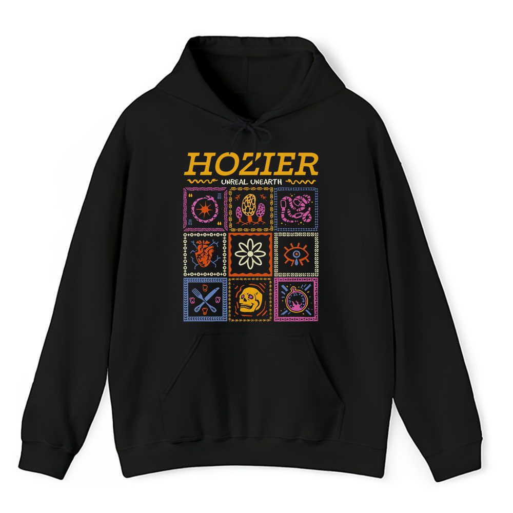 Vintage Hozier Unreal Fan Hoodie, Hozier Unreal Unearth Tour 2024 Tour Unisex Hoodie