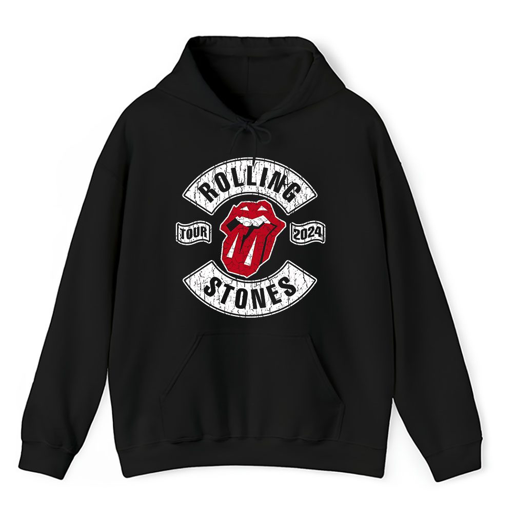 Vintage The Rolling Fan Hoodie, The Rolling Stones Hackney Diamonds Tour 2024 Unisex Hoodie