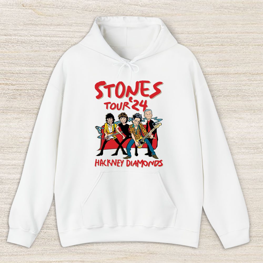 Vintage The Rolling Fan Hoodie, The Rolling Stones Hackney Diamonds Tour 2024 Unisex Hoodie