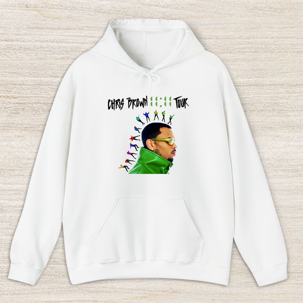 Vintage Chris Brown Fan Hoodie, Chris Brown 1111 Tour 2024 Breezy Unisex Hoodie