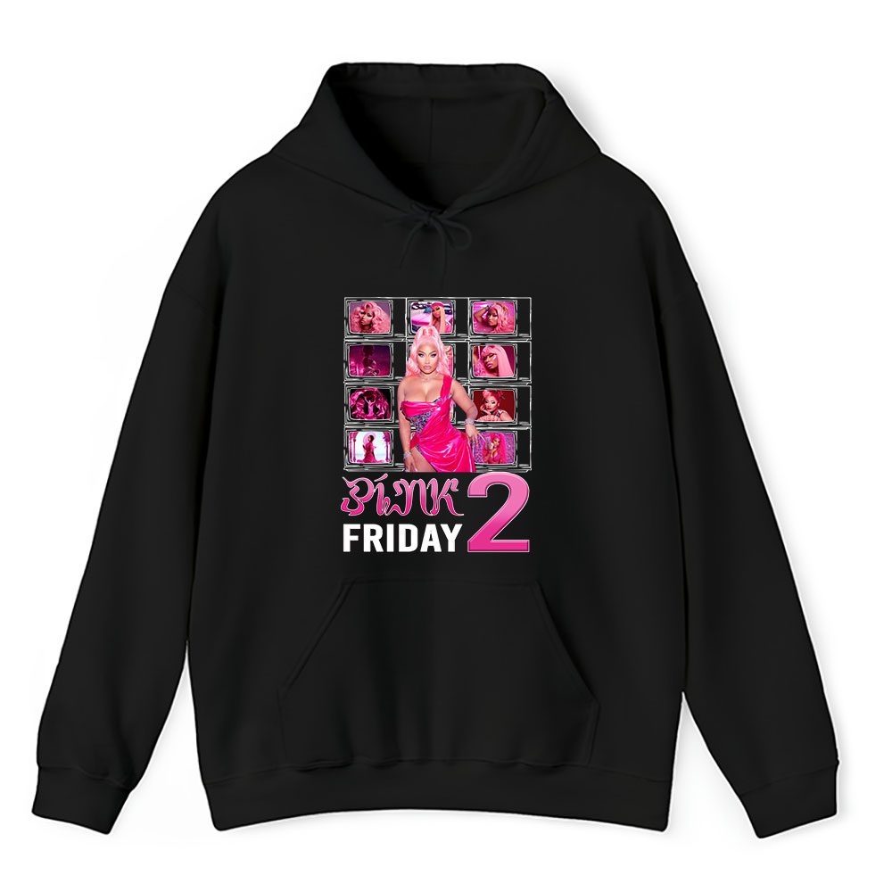 Vintage Nicki Minaj Fan Hoodie, Nicki Minaj Iconic Pink Friday 2 World Tour Unisex Hoodie