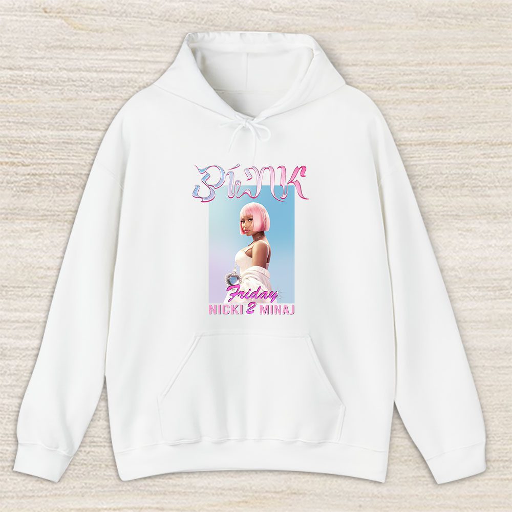 Vintage Nicki Minaj Fan Hoodie, Nicki Minaj Iconic Pink Friday 2 World Tour Unisex Hoodie