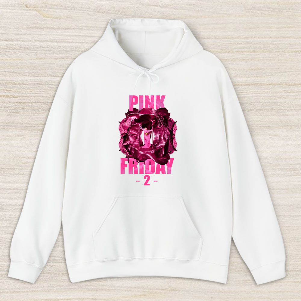 Vintage Nicki Minaj Fan Hoodie, Nicki Minaj Iconic Pink Friday 2 World Tour Unisex Hoodie
