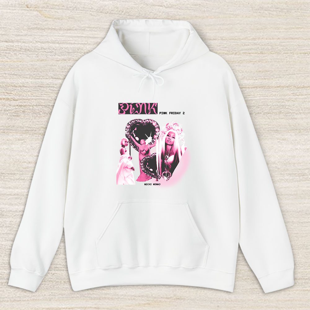 Vintage Nicki Minaj Fan Hoodie, Nicki Minaj Iconic Pink Friday 2 World Tour Unisex Hoodie