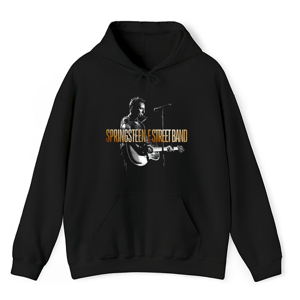 Vintage Bruce Springsteen Fan Hoodie, Bruce Springsteen The E Street Band World Tour 2024 Black Unisex Hoodie
