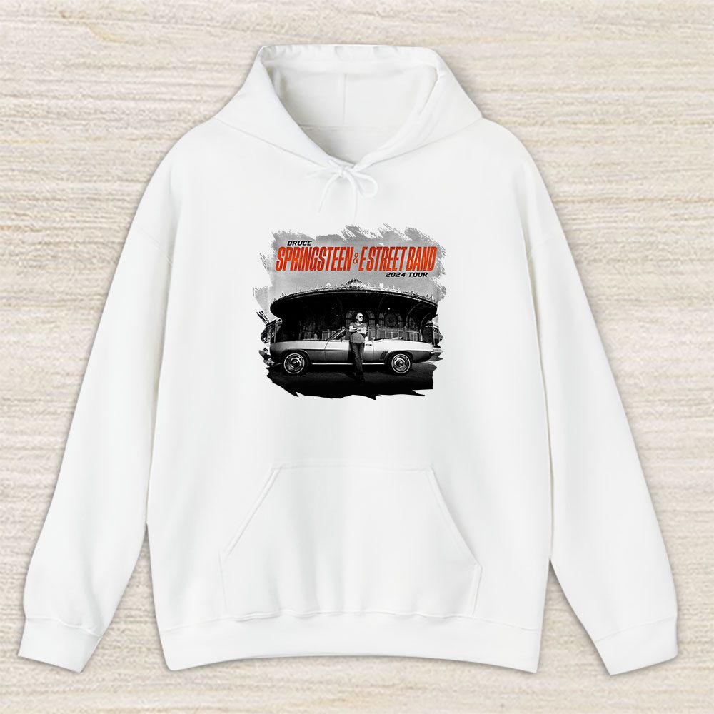 Vintage Bruce Springsteen Fan Hoodie, Bruce Springsteen The E Street Band World Tour 2024 Unisex Hoodie