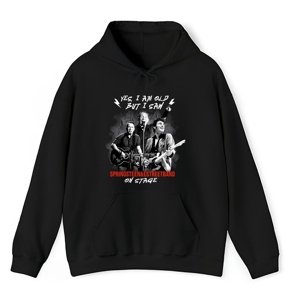 Vintage Bruce Springsteen Fan Hoodie, Bruce Springsteen The E Street Band Tour Anniversary Black Unisex Hoodie