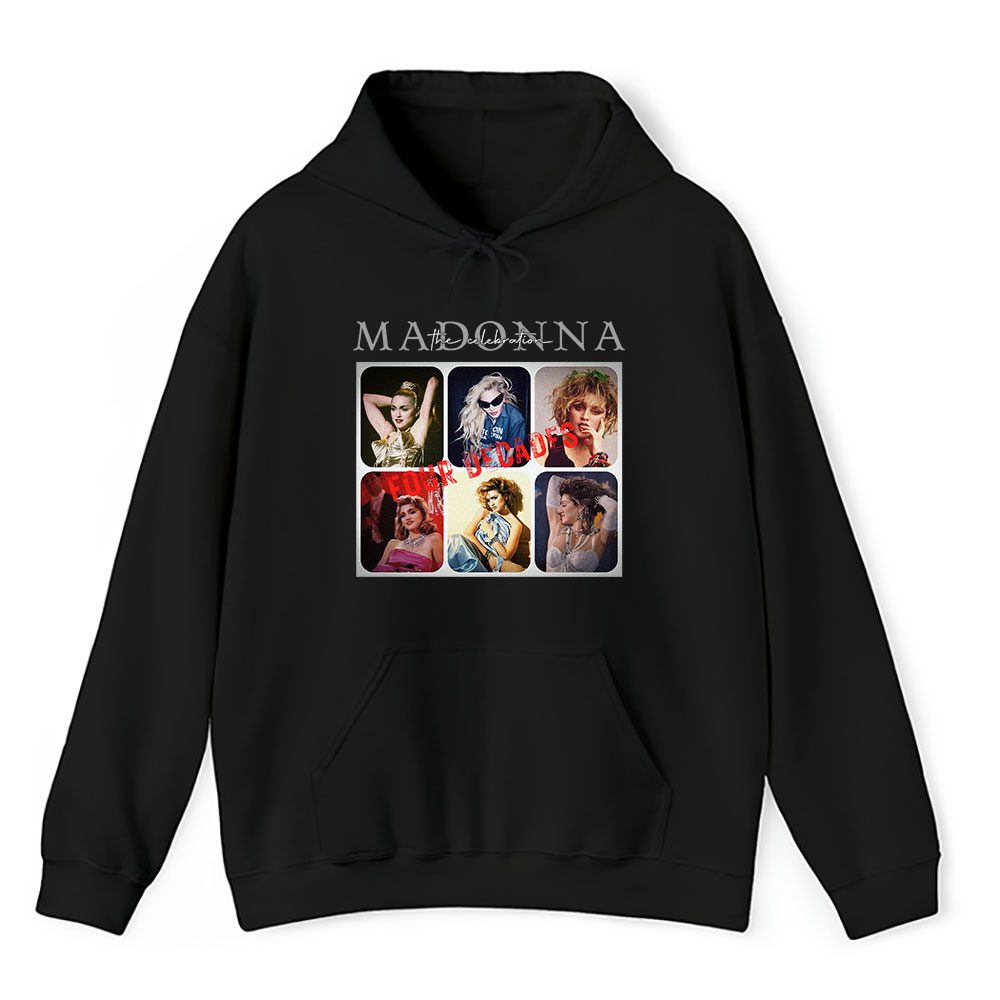Vintage Madonna The Fan Hoodie, Madonna The Celebration Tour Black Unisex Hoodie