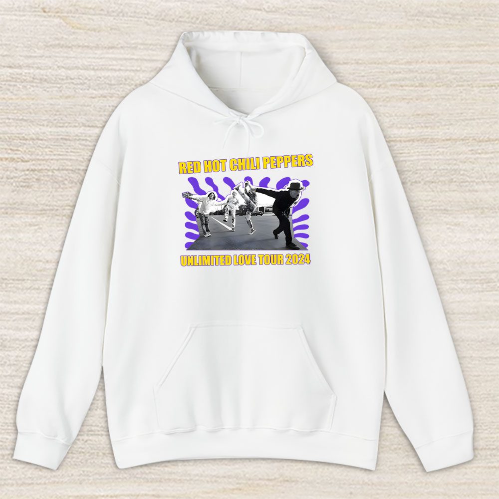 Vintage Red Hot Fan Hoodie, Red Hot Chili Peppers Unlimited Love Tour Unisex Hoodie
