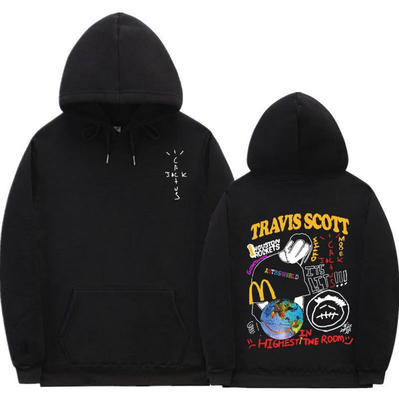 New Travis Scott Cactus Jack Astroworld Graphic Hoodie