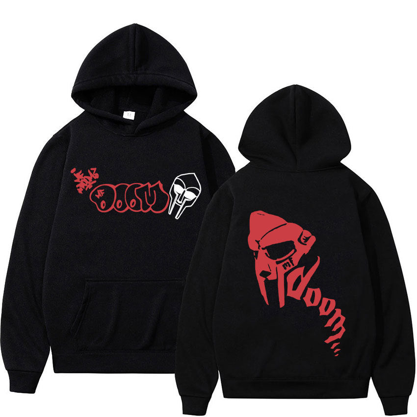 New MF Doom Hoodie Madlib Madvillain Graphic Printed Pullover