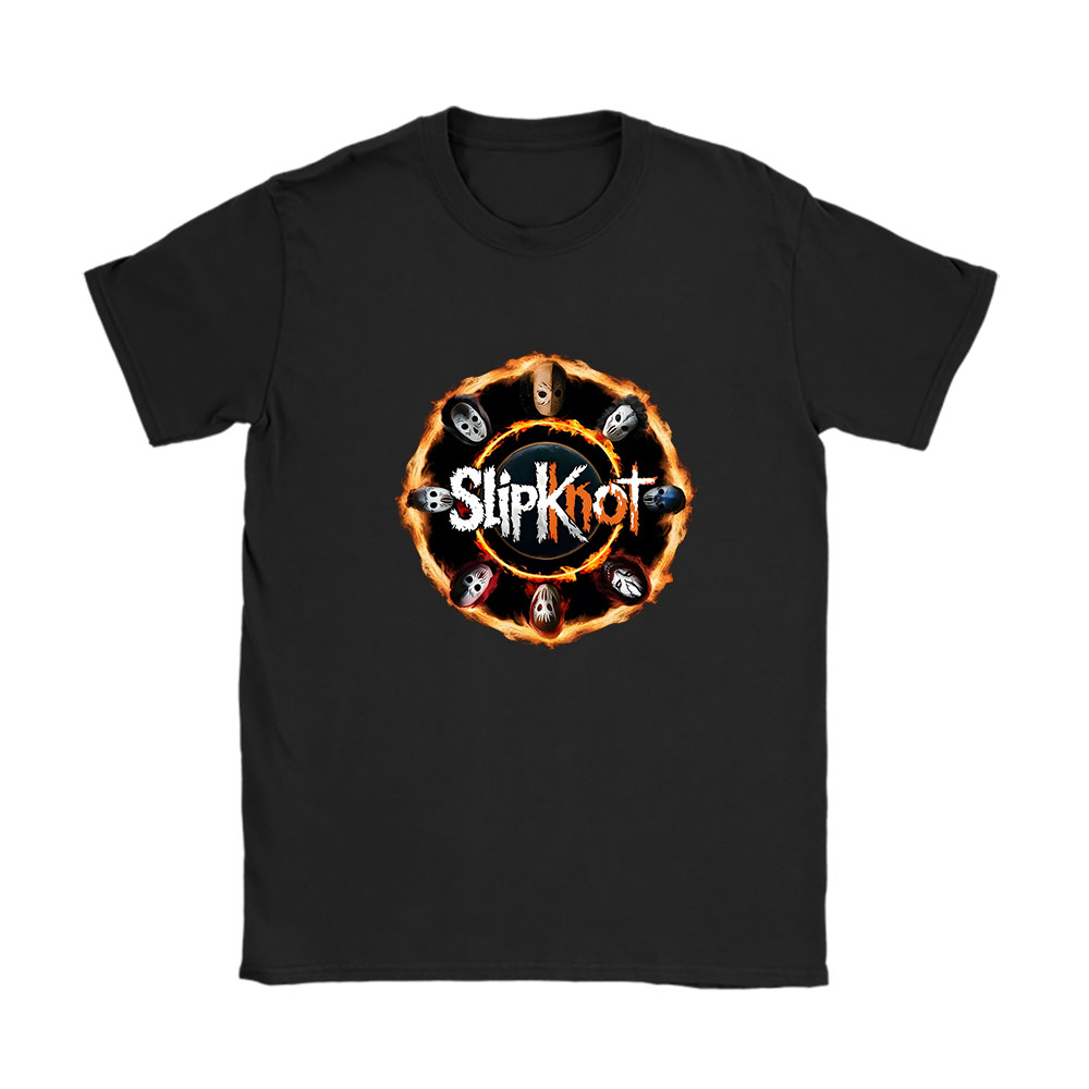 Slipknot 90s shirt, Slipknot 90s Rock Band Heavy Metal The Masked Men Unisex T-Shirt Cotton Tee