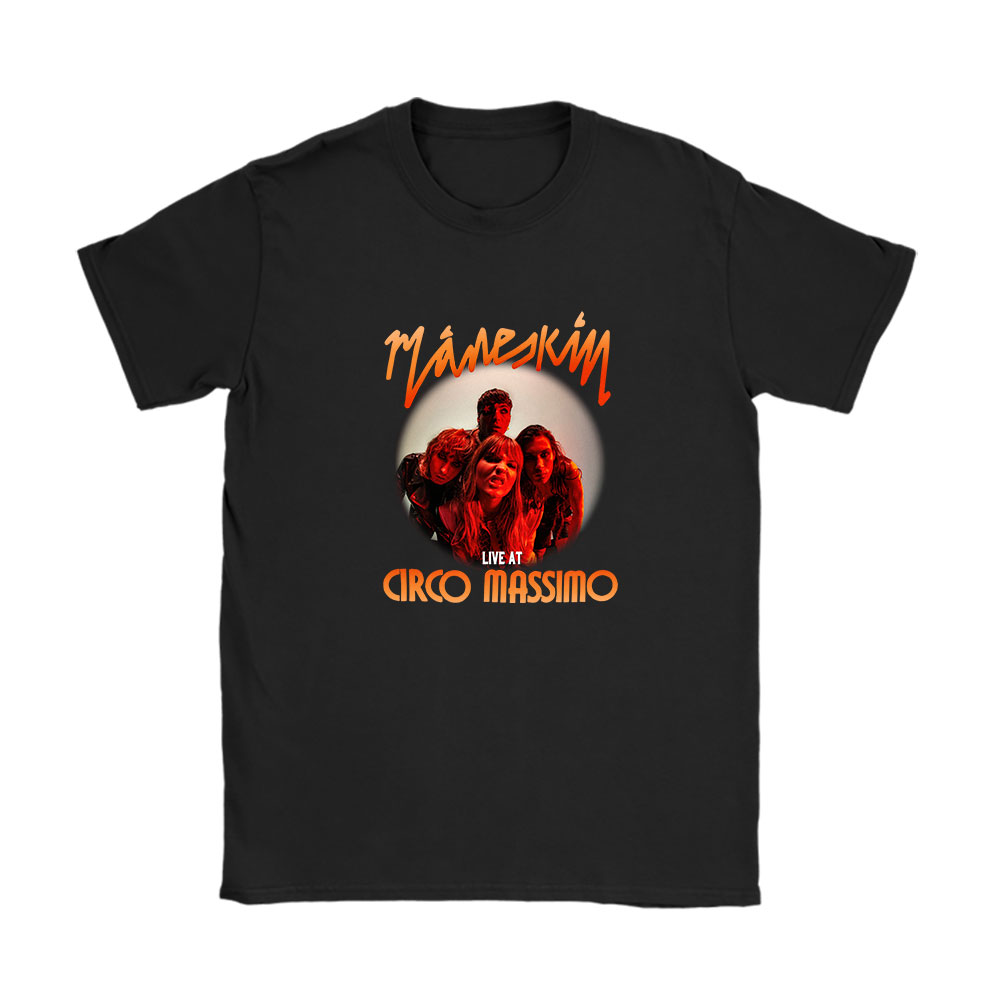 Maneskin Live shirt, Maneskin Live At Circo Massimo Unisex T-Shirt Cotton Tee