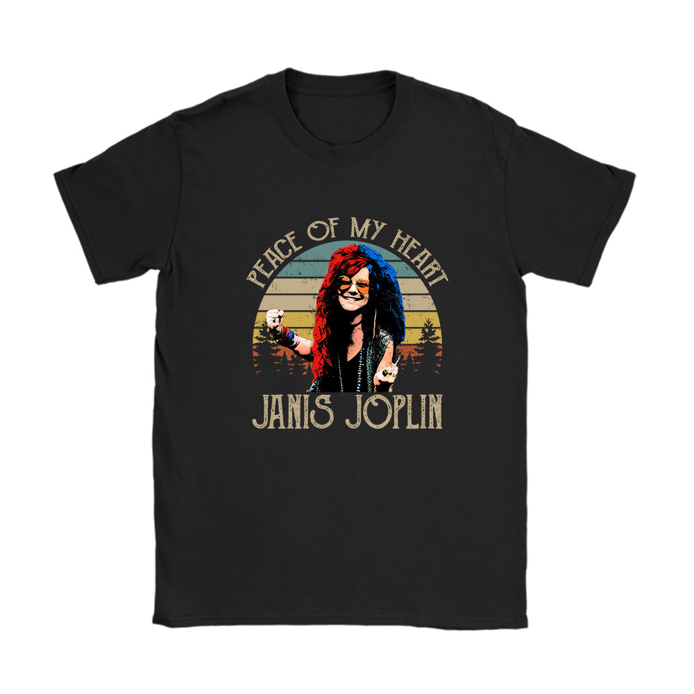 Janis Joplin shirt, Janis Joplin Piece Of My Heart Song Unisex T-Shirt Cotton Tee