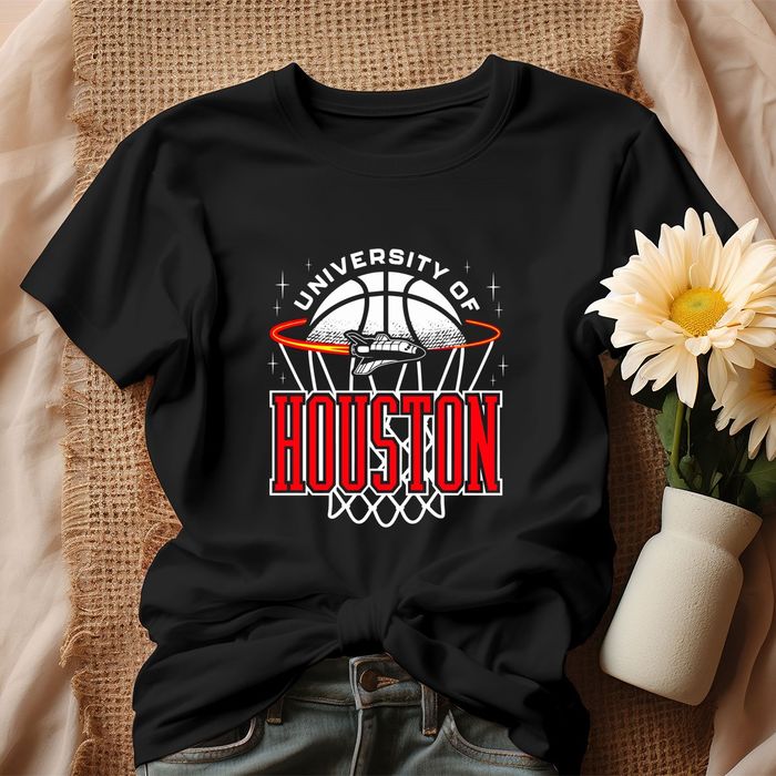 Houston Cougars shirt, Houston Cougars Basketball Retro Rocket Unisex T-Shirt IPP2947