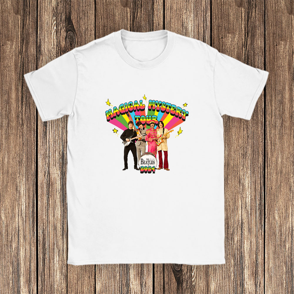 The Beatles shirt, The Beatles Magical Mystery 2024 Tour Unisex T-Shirt Cotton Tee