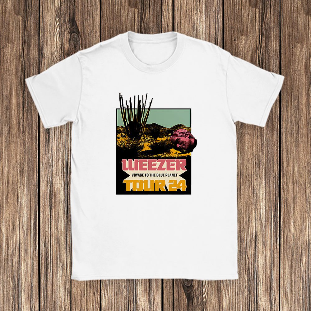 Weezer Voyage shirt, Weezer Voyage To The Blue Planet 2024 Tour Unisex T-Shirt
