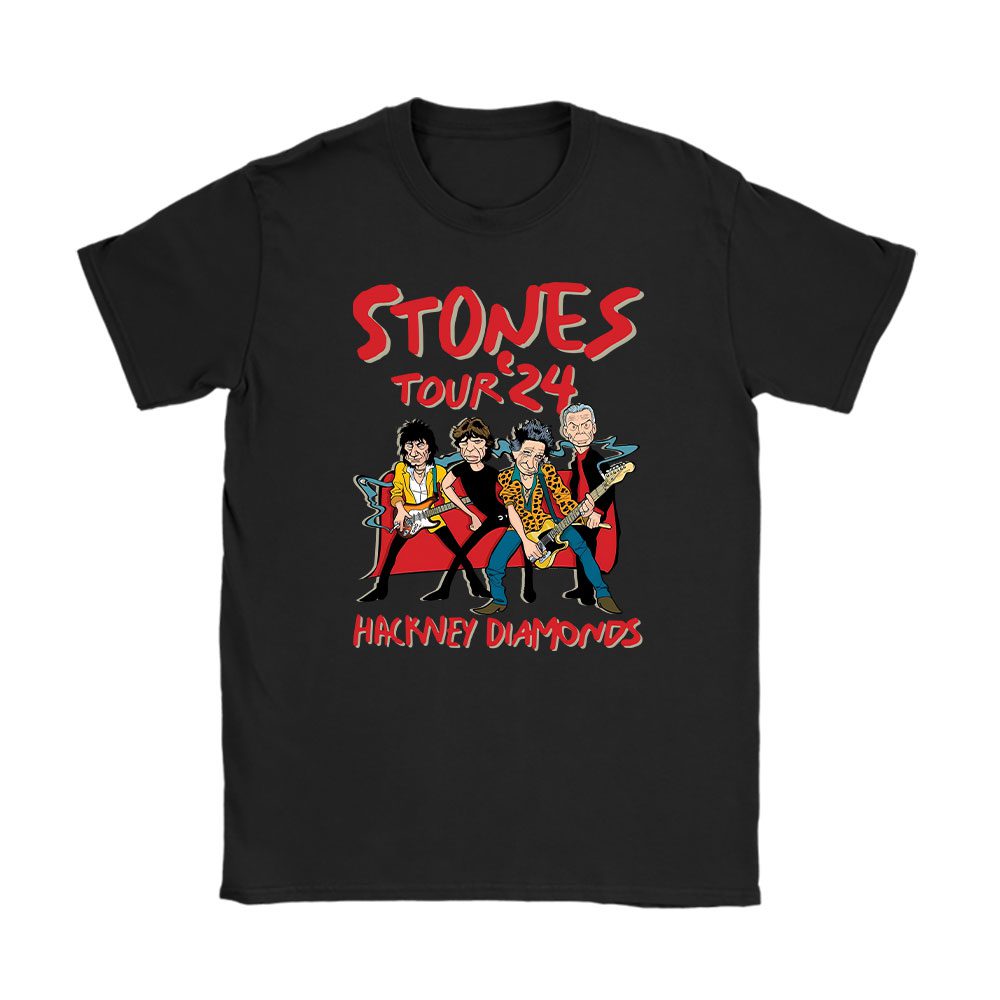The Rolling shirt, The Rolling Stones Hackney Diamonds Tour 2024 Unisex T-Shirt