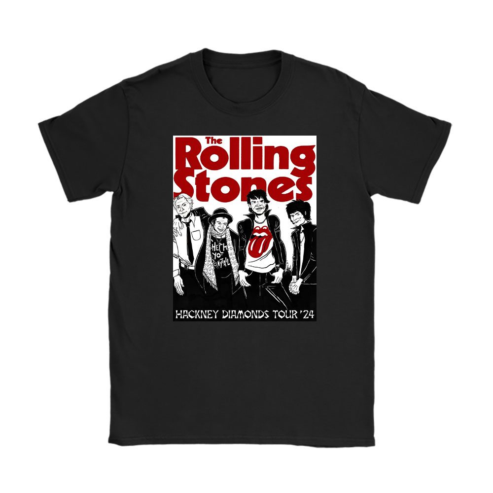 The Rolling shirt, The Rolling Stones Hackney Diamonds Tour 2024 Unisex T-Shirt