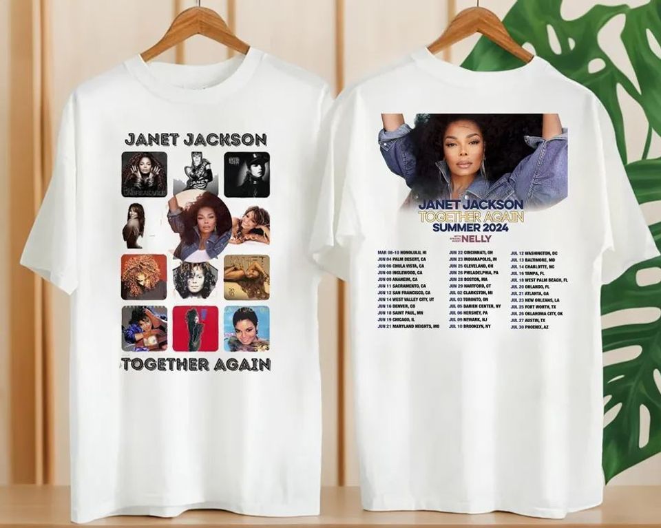 Shirt For Fan, Janet Jackson Shirt, 2024 Tour Shirt