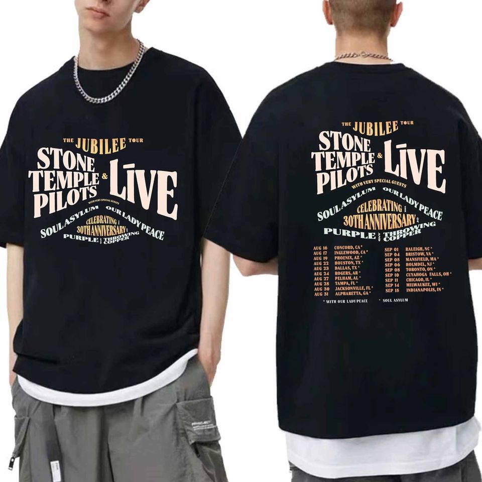 New Stone Temple Pilots The Jubilee Tour 2024 Shirt, Stone Temple Pilots Band Fan Shirt, Stone Temple Pilots Concert Shirt