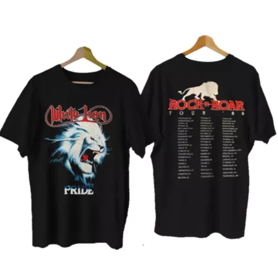 New new new White Lion Pride Tour Band Short Sleeve Unisex Shirt