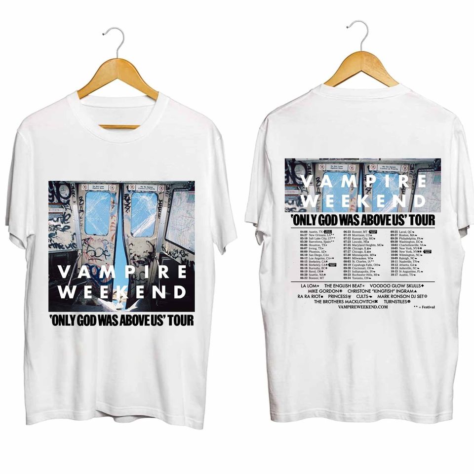 New Vampire Weekend 2024 Tour Shirt