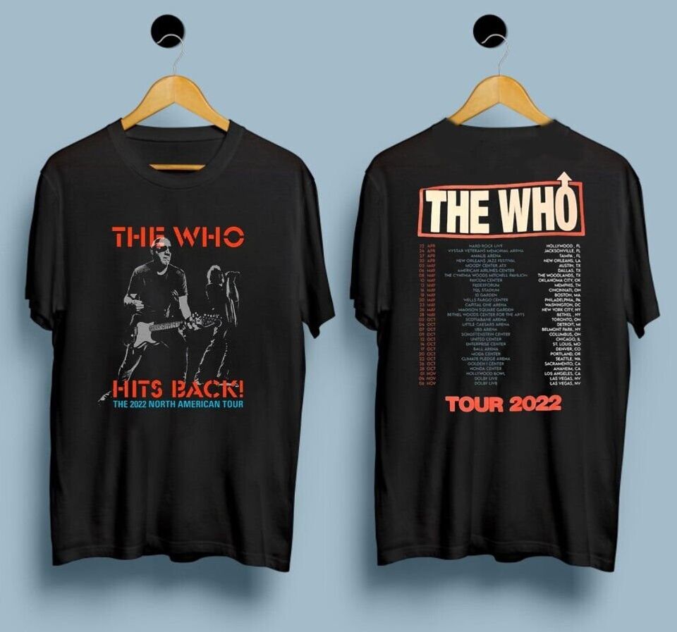 New The Who Hits Back North American Tour T-Shirt