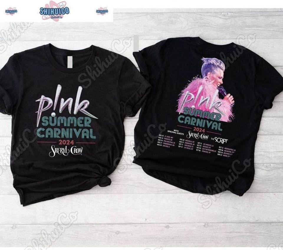 New Pink Summer 2024, Pink World Tour , Pink Tour 2024 Shirt, Summer Pink 2024 Tshirt