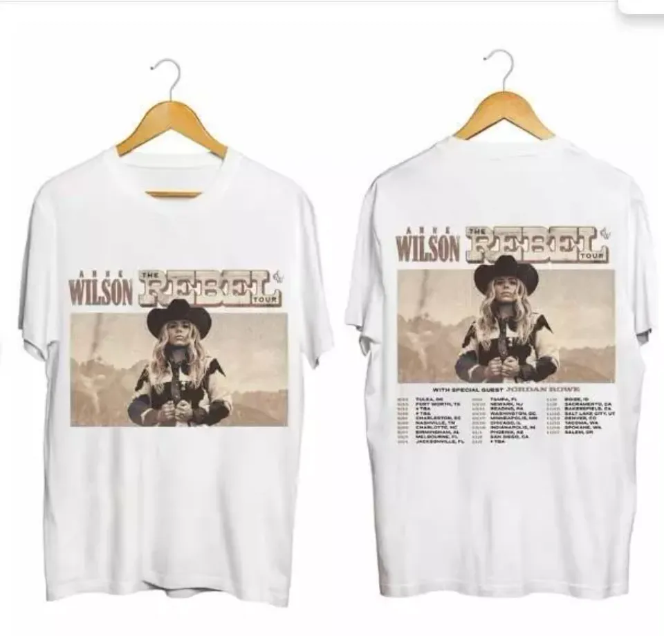 New Anne Wilson-The Rebel Tour 2024 Shirt Anne Wilson Fan Shirt