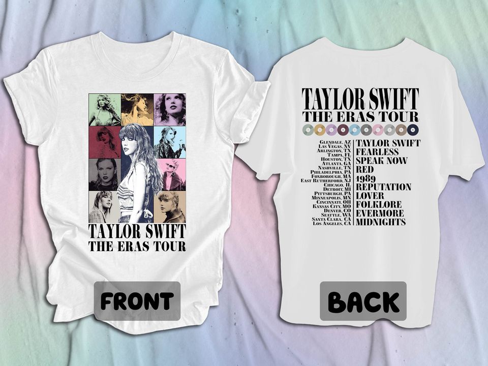 Two Sided Eras Tour Concert Shirt, Taylor Swift Concert Outfit