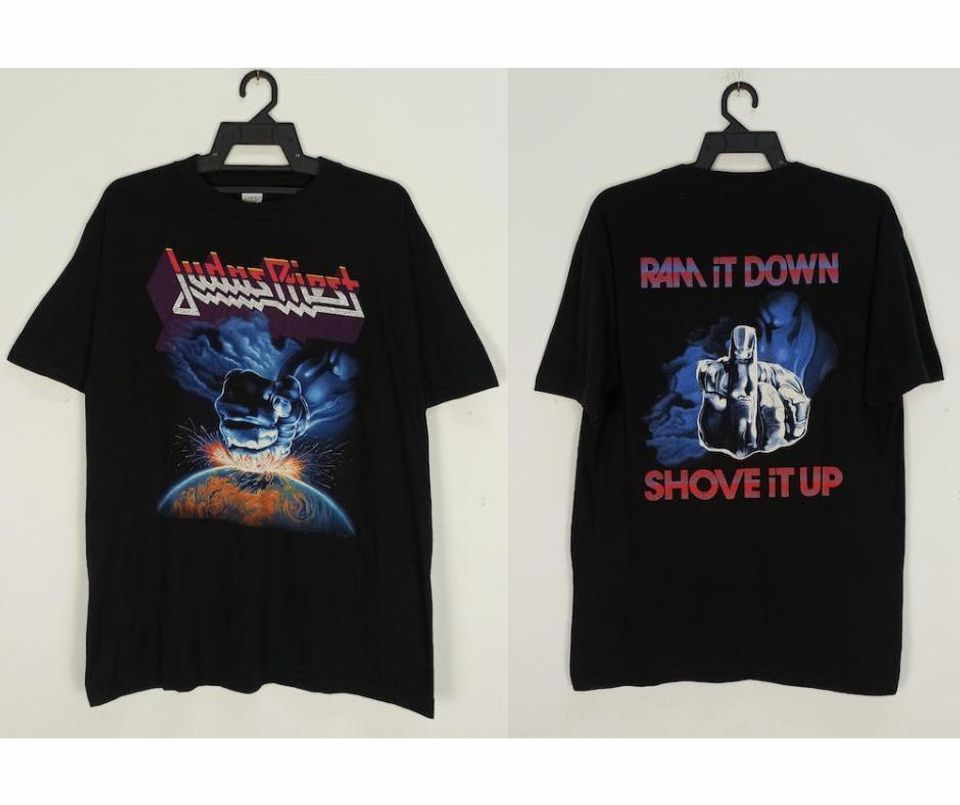 Judas Priest 1988 Ram It Down Shove It Up T-Shirt