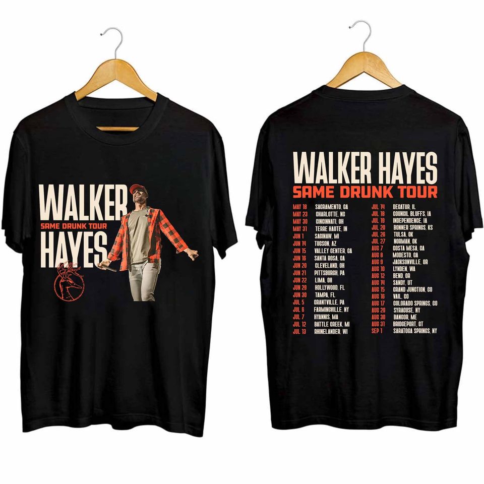 Walker Hayes - Same Drunk 2024 Tour Shirt