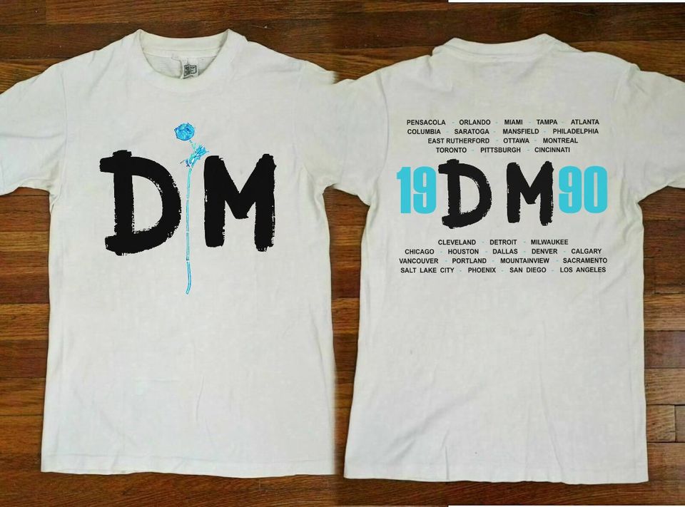 New 1990 Depeche Mode Violator Tour T-Shirt, 90s Depeche Mode