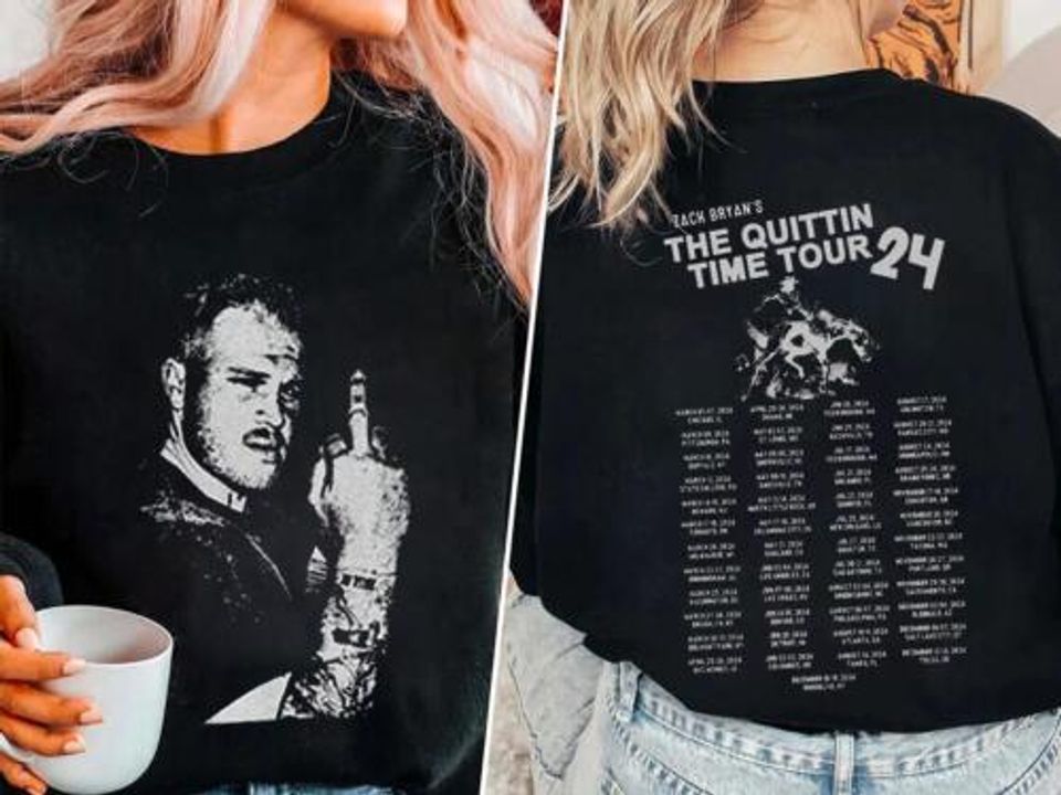 Zach Bryan The Quittin Time Tour Shirt
