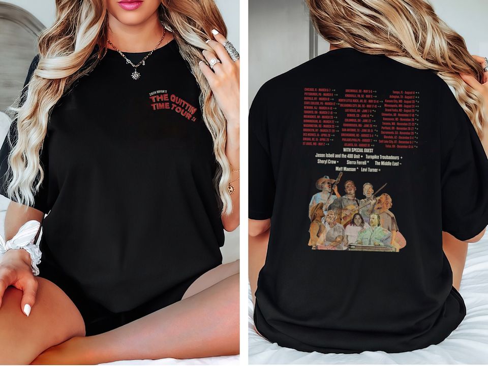 Zach Bryan The Quittin Time Tour 2024 Shirt