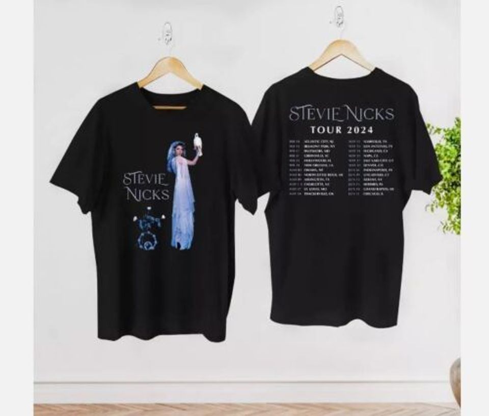 Stevie Nicks 2024 Tour T-Shirt, Stevie Nicks 90s Vintage Shirt, Stevie Nicks Tee