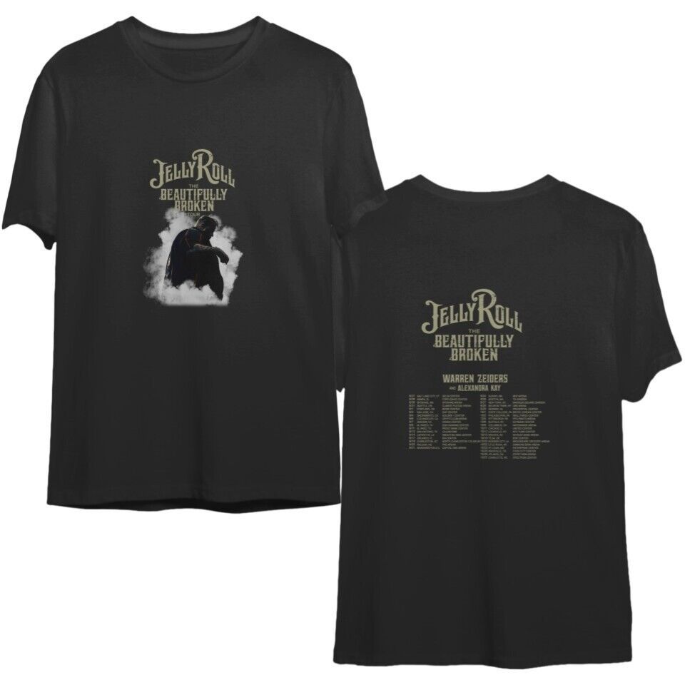 New Post Malone Shirt, Post Malone 2025 Tour Jelly Roll Big Ass Stadium T-Shirt
