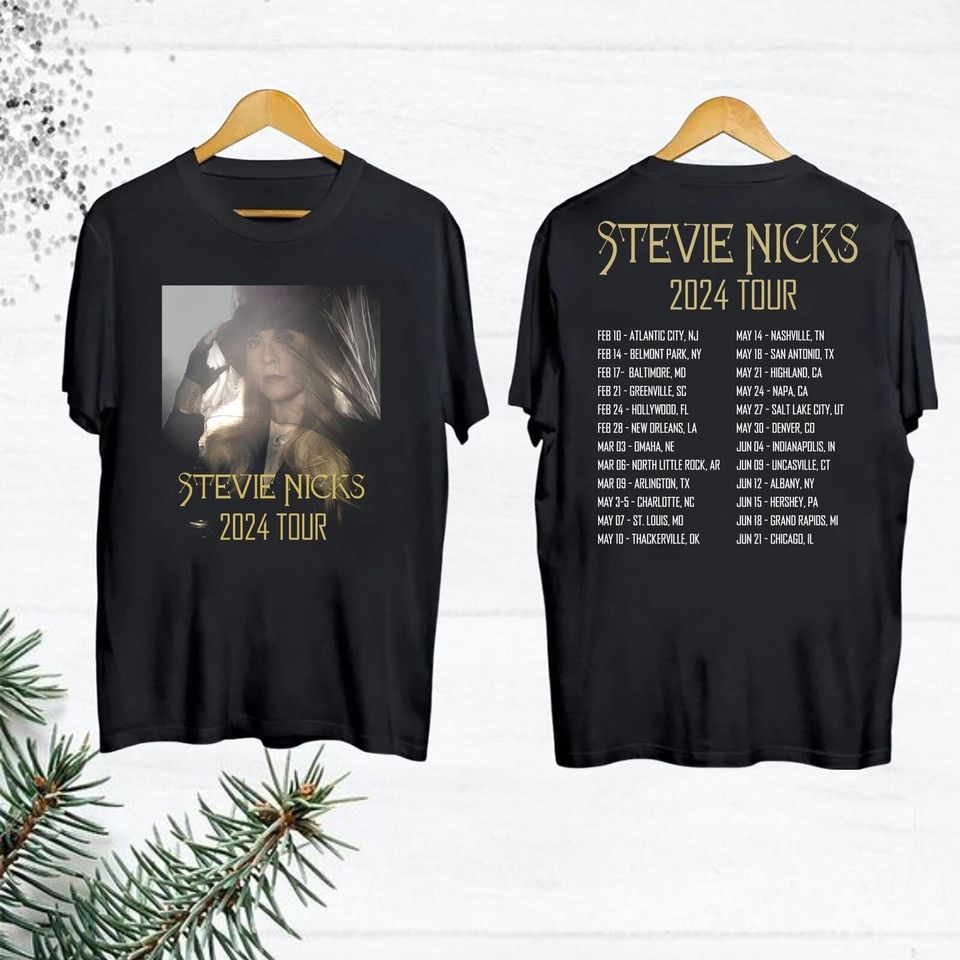 Stevie Nicks 2024 Live In Concert T-Shirt, Fan Gifts