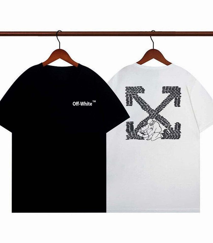 White Shirt, Streetwear Tee, Vintage OFF White Tee