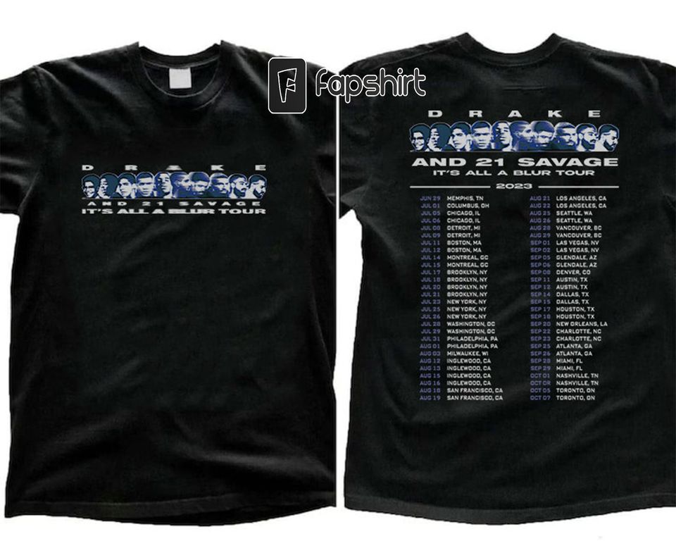 Vintage Drake 21 Savage Tour Rescheduled Shirt