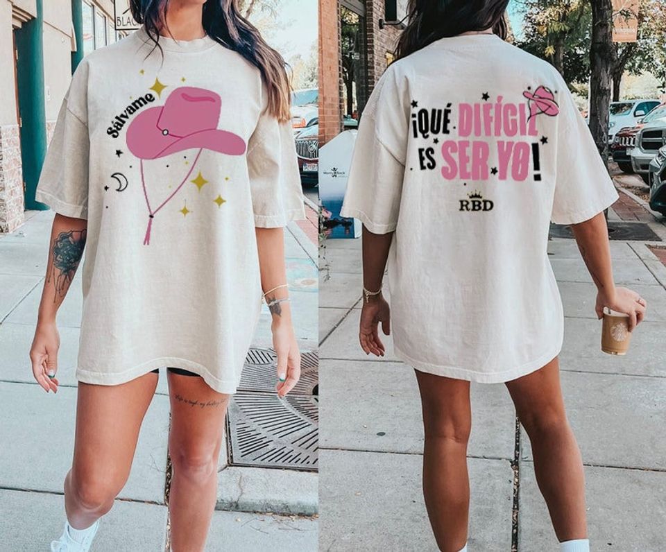 Mia Colucci Que difcil es ser yo RBD Double Sided T-shirt