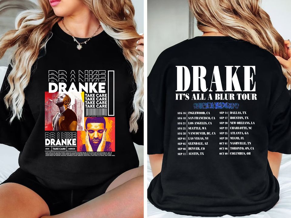 Vintage Drake Tshirt, Drake Concert Shirt