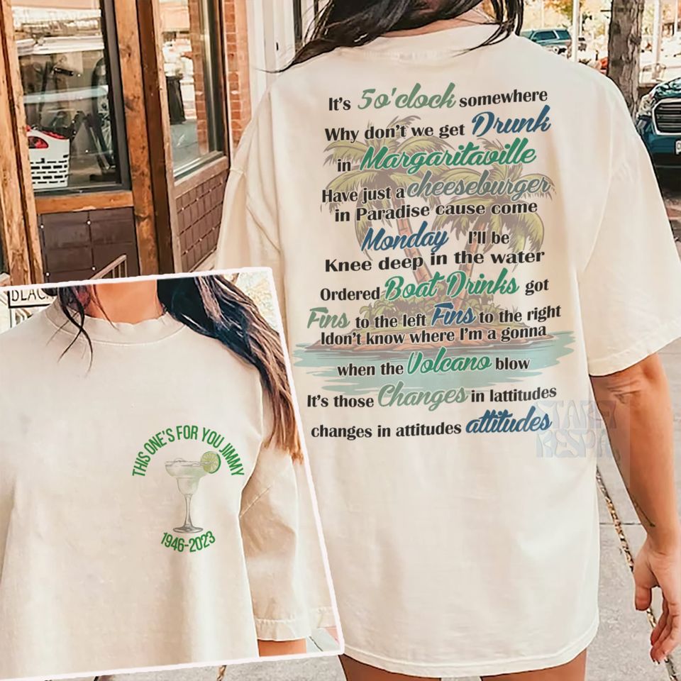 Jimmy Buffett Memorial Shirt, Parrothead for life, Jimmy Buffett RIP Shirt